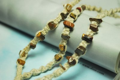 象泰泰 ❖天然石編織手環 T0590 二十年老件 賣場還有銀飾 天珠耳環項鍊 手環腳鍊手鍊Baby彌月禮純銀飾