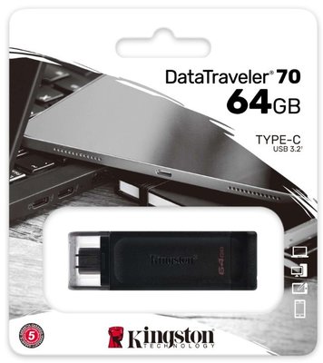 Kingston 金士頓 64GB USB 隨身碟 OTG TYPE-C DT70 手機隨身碟 平板隨身碟 USB-C