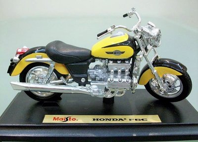 【本田摩托車模型】Honda F6C 黃色 重型機車模型 美馳圖 Maisto 1/18精品車模