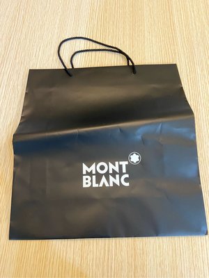 萬寶龍MONT BLANC 精品紙袋（大）禮物袋