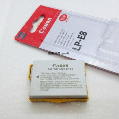 LP-E8 LPE8 原廠公司貨Canon佳能 CANON EOS 700D 650D 600D 550D Kiss電池