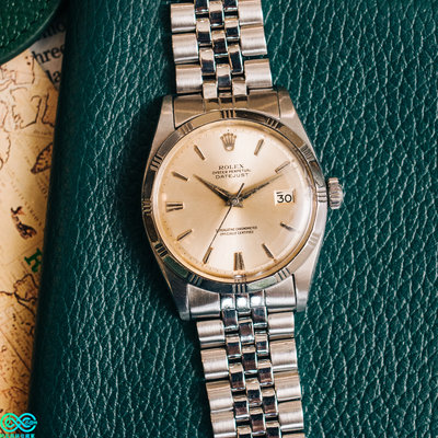 1960年 Vintage Rolex Datejust Ref：1603 Bamboo竹筍圈 Cal.1560蝴蝶舵