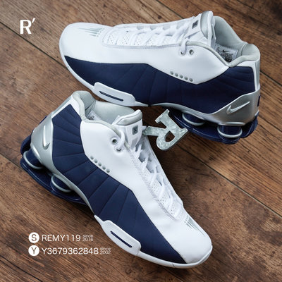R‘代購 Nike Shox BB4 Olympic 奧運 銀白藍 Vince Carter 卡特 彈簧鞋 AT7843-100