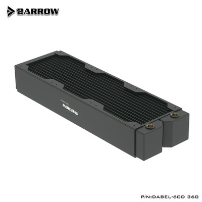 【熱賣下殺價】Barrow 60MM厚高密度單波紫銅水冷排電腦散熱器Dabel60d 360/480