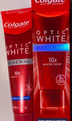 美國 Colgate 高露潔 OPTIC WHITE RENEWAL 3% 美白牙膏 116g