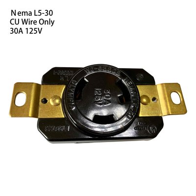 美標NEMA L5-30R 30A 125V 工業發電機面板 防松插座 WJ-6330B農雨軒 雙十一搶先購電線轉換頭 台灣插頭 改裝 裝修
