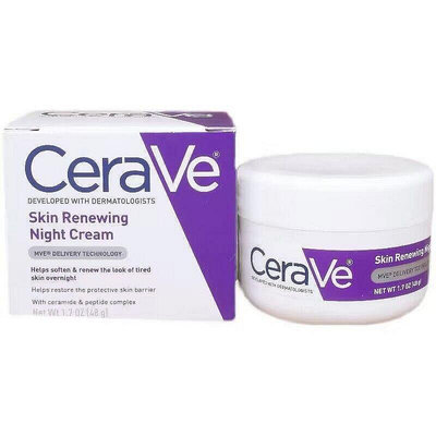 【換糖鋪子】現貨 買二免運 美國CeraVe 肌膚更新保濕滋潤晚霜 Skin Renewing Night Cream平價海洋拉娜