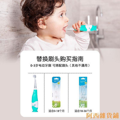 阿西雜貨鋪（電動牙刷）brush baby刷頭18-36月0-3歲babysonic電動牙刷替換頭