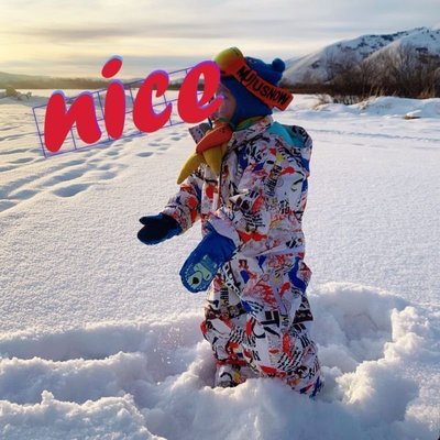 促銷打折 兒童滑雪服套裝連體女童男童戶外防水保暖加絨寶寶滑雪裝備防雪服-