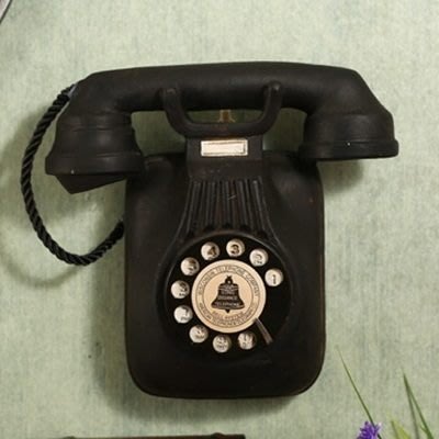 掛飾 壁掛 擺件-美式做舊復古電話居家擺飾用品2款73a7[獨家進口][米蘭精品]