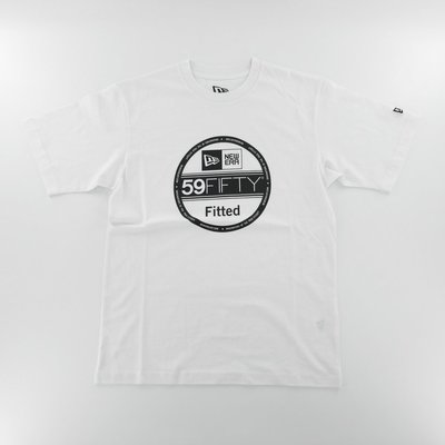 New Era 59Fifty Fitted Sticker White T-Shirt 全封帽5950經典貼紙白色短袖