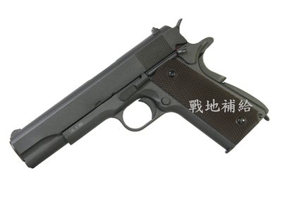 【戰地補給】台灣製KWC KCB-76 M1911軍版全金屬CO2直壓手槍(滑套可動可後定，後座力超大)