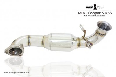 【YGAUTO】MINI Cooper S R56 MACH5 全新升級 高流量帶三元催化頭段 當派 排氣管 底盤