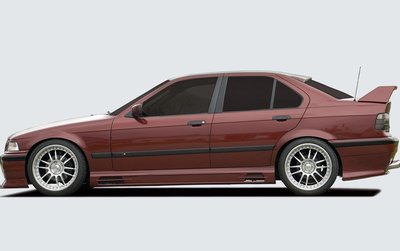 【樂駒】RIEGER BMW 3series E36 side skirt 側裙 車側 飾板 改裝 套件 空力 外觀
