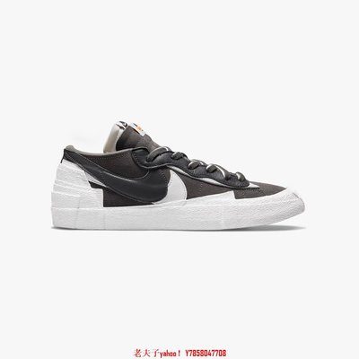 【老夫子】Nike x Sacai Blazer Low Iron Grey 鐵灰 白 解構 DD1877-002鞋
