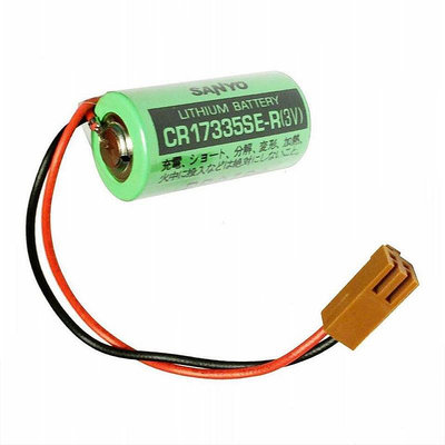 【格格巫】SANYO CR17335SE-R 3V鋰電池MR-J4伺服機系統PLC工控后備記憶電源