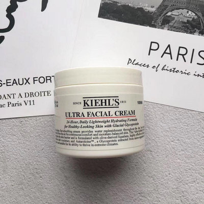 美美專營 Kiehl's/契爾氏 冰河醣蛋白保濕霜125ml 高保濕面霜