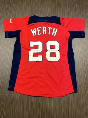 [全新正品] MLB 美國職棒大聯盟 華盛頓國民隊 Jayson Werth 球衣 Majestic 青年版 XL