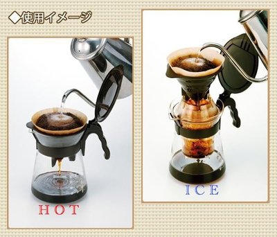 【豐原哈比店面經營】日本 Bonmac 冰/熱兩用手沖咖啡壺 急速冰咖啡壺VDHI-02BM -700ml