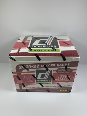 2021-22 Panini Donruss Soccer Box 未拆盒卡 12包