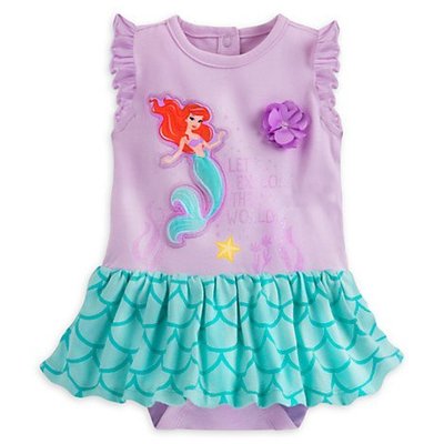 【安琪拉 美國童裝】Disney 迪士尼小美人魚愛麗兒連身衣裙洋裝(可當彌月禮), Carter’s/Oshkosh