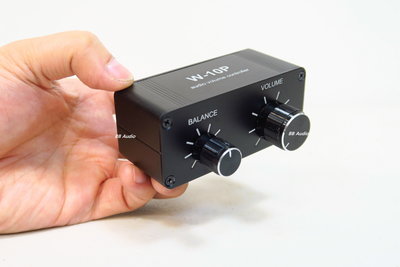 全新 音量控制器含左右平衡鈕 (RCA端子及3.5MM接頭) 金屬外殼