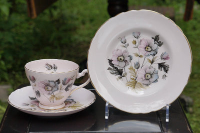 【旭鑫骨瓷】英國骨瓷Tuscan 桃粉色下午茶Peach Blossom杯組系列 茶杯 咖啡杯 E.41