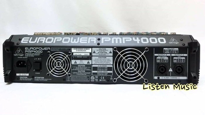 BEHRINGER Europower PMP4000 器材 | thephysicaleducator.com