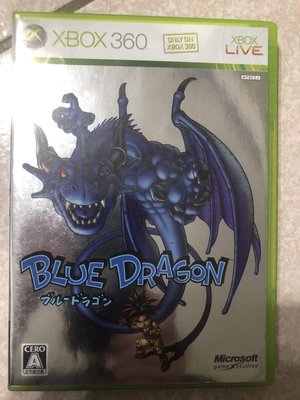 土城可面交XBOX360遊戲 X BOX360  藍龍 Blue Dragon 日版360遊戲
