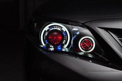 TOYOTA 豐田 NEW ALTIS 10.5代 遠近魚眼HID大燈模組改裝 LED光圈 天使眼 惡魔眼 霧燈魚眼