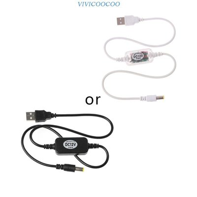 USB 用於 DC 5V 到 DC 12V 升壓電纜模塊 USB 電源升壓線升壓板
