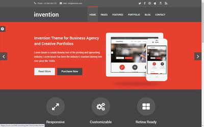 Invention | Creative Responsive Theme響應式網頁模板、HTML5+CSS3、網頁特效