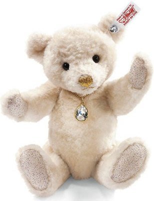 白色貴族 Steiff 泰迪熊~~ 2012 施華洛世奇水晶小熊 (市價14000元)