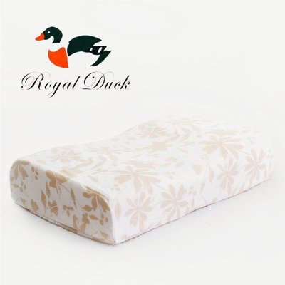 【Jenny Silk名床】ROYAL DUCK．40X60CM．100%純天然乳膠枕．凹弧蝶型專利．專為側睡設計