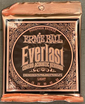 民謠木吉他琴弦 Ernie Ball Everlast 11-52 磷青銅Phosphor Bronze(全新)2548