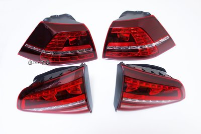 VW 福斯 LED 尾燈 流光版 動態方向燈 GOLF7 GTI TSI TDI R RLINE