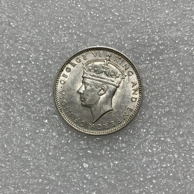 英屬海峽1939喬治六世20分銀幣，原光好品，送評ms級