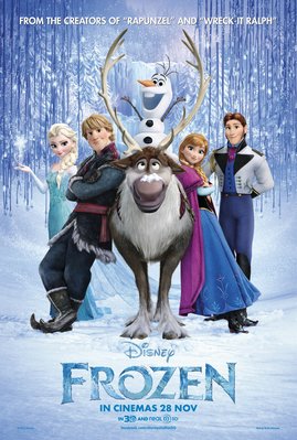 冰雪奇緣 (Frozen) - 美國原版雙面電影海報 (2013年)