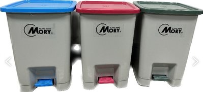 ☆案內批發☆12入起批PF160 卡好用垃圾桶 00040 資源回收桶收納桶掀蓋式置物桶腳踏式分類桶玩具桶塑膠桶 13L