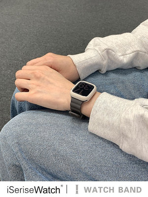 iserisewatch適用于apple watch8表帶蘋果手表se/ultra/7iwa