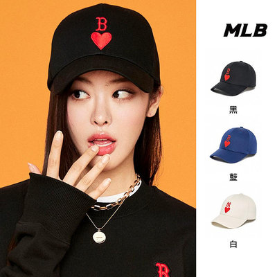 MLB 可調式硬頂棒球帽 Heart系列 洋基/紅襪隊 (3ACPH013N-三款任選)