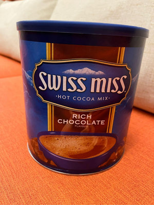 SWISS MISS香濃可可粉(巧克力)罐裝一瓶1980克    429元--可超取付款(限2罐)