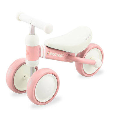 玳玳的玩具店 寶寶滑步平衡車-Disney 粉 / 正版授權 / IDES / 學步車 / 滑步車 / 助步車