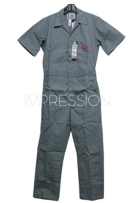 【IMP】Dickies 3399 / 33999 Short Sleeve Coverall 短袖 連身工作服 灰色