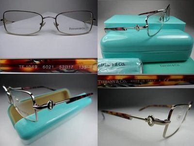 信義計劃 眼鏡 TIFFANY & Co. TF 1049 義大利製 光學眼鏡 金屬 方框 藍光 eyeglasses