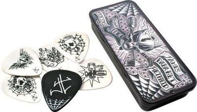 ☆唐尼樂器︵☆ Dunlop Metallica 金屬製品 James/ Kirk 簽名款電吉他 Pick 彈片(典藏鐵盒6片裝)