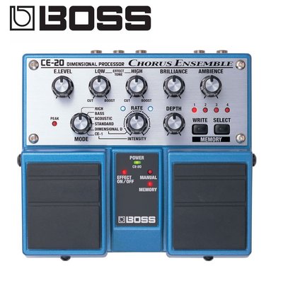 小叮噹的店-BOSS CE-20 Chorus Ensemble 錄音室級和聲雙踏板效果器