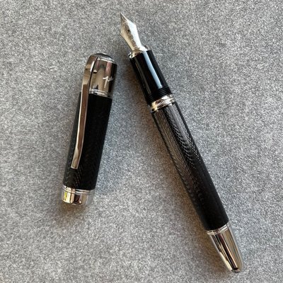 Montblanc 萬寶龍鋼筆大文豪海洋凡爾納黑色經典商務辦公簽名送禮墨水筆-雙喜生活館