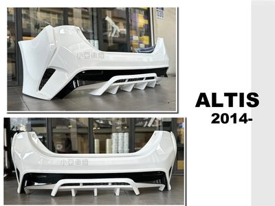 小亞車燈＊全新 ALTIS 2014-2018 年 11代 11.5代 JGTC LC 後保桿 後包 素材
