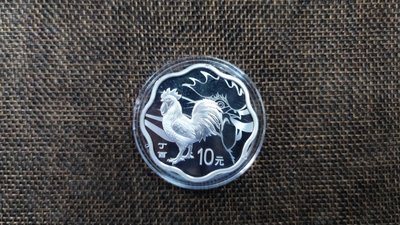2017生肖雞銀幣 梅花 生肖銀幣 含盒 證書。